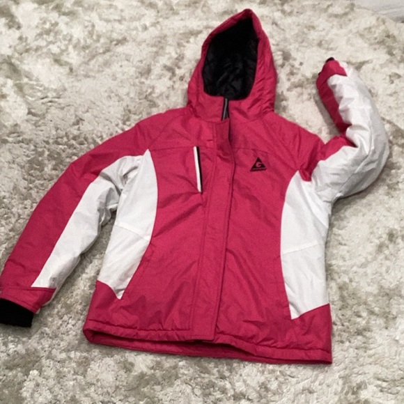 Gerry Weber Kids Puffer Jacket in Pink and White